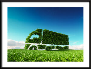 Plakat Zielony Transport