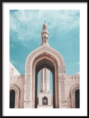 Plakat Minaret w Oddali