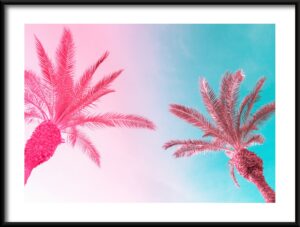 Plakat Letnie Palmy
