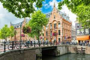 Fototapeta Most w Amsterdamie