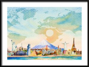 Plakat Dookoła Świata — wzór 2