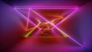 Fototapeta Liniowy Neon