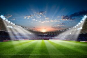 Fototapeta Oświetlony Stadion