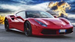 Fototapeta Czerwone Ferrari
