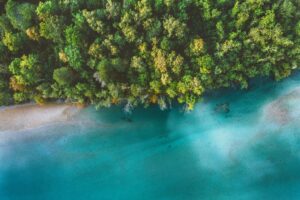 Fototapeta Błękitna Plaża — wzór 2