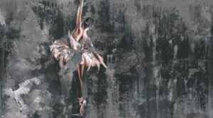 Fototapeta Malowana Balerina — wzór 49277