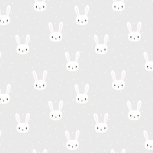Fototapeta Białe Króliczki — wzór 3