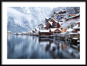 Plakat Piękne Hallstatt
