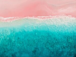 Fototapeta Różowa Plaża
