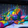 Fototapeta Ostry Neon