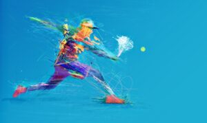Fototapeta Abstrakcyjny Tenis