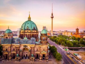 Fototapeta Berlin o Zachodzie