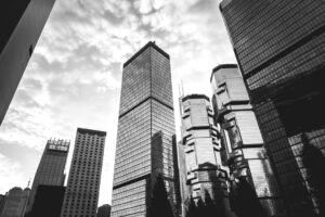 Fototapeta Budynki w Hong Kongu
