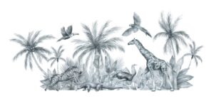 Fototapeta Kompozycja Safarii