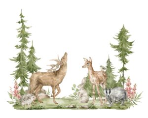 Fototapeta Leśne Zwierzątka — wzór 4