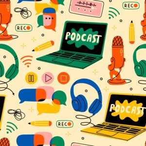 Fototapeta Kolory Podcastu