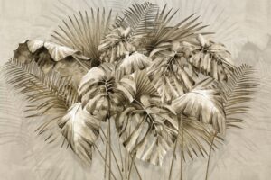 Fototapeta Złote Liście Palm