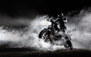 Fototapeta Czarny Motor