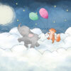 Fototapeta Samoloty I Balony Na Tle Chmur