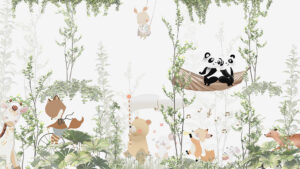Fototapeta Pandy Na Hamaku