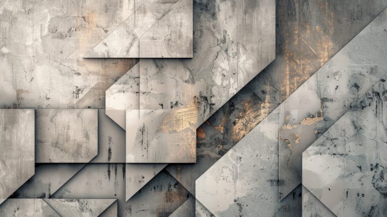 Fototapeta Geometria Biały Abstrakcja Beton