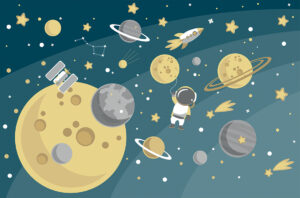 Fototapeta Mały Astronauta