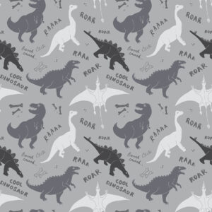 Fototapeta Dinozaury W Szarej Tonacji