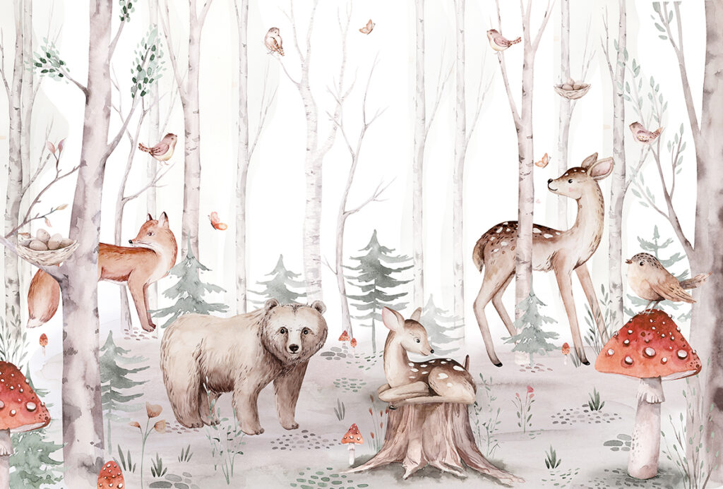 Fototapeta Zwierzęta Dżungli — wzór 6