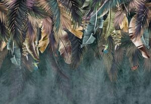 Fototapeta Delikatne Kolibry Wśród Liści