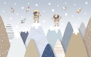 Fototapeta Mali Astronauci — wzór 91538