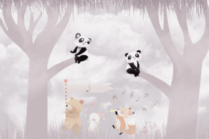 Fototapeta Milutkie Pandy