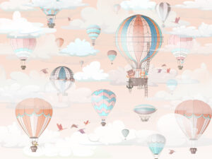Fototapeta Balony W Chmurach — wzór 93085