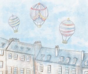 Fototapeta Balony Nad Miastem — wzór 2