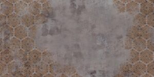 Fototapeta Geometryczna Mozaika Na Betonie