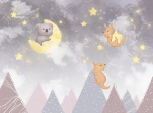 Fototapeta Góry Nocą Dla Dzieci