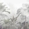 Fototapeta Wierzchołki Palm Za Mgłą