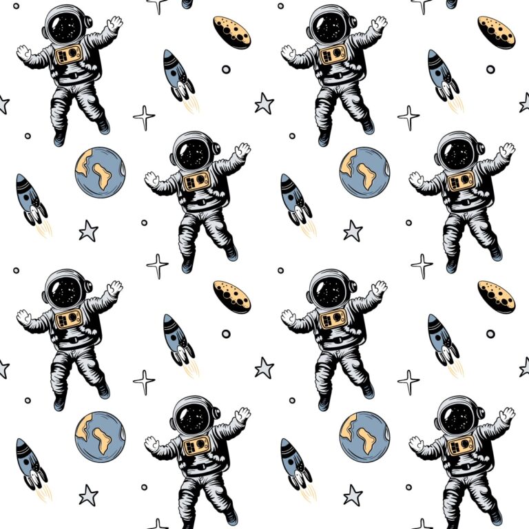 Fototapeta Mali Astronauci — wzór 2