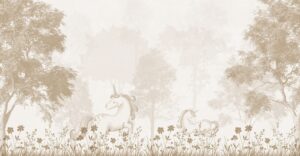 Fototapeta Tajemniczy Las Jednorożców